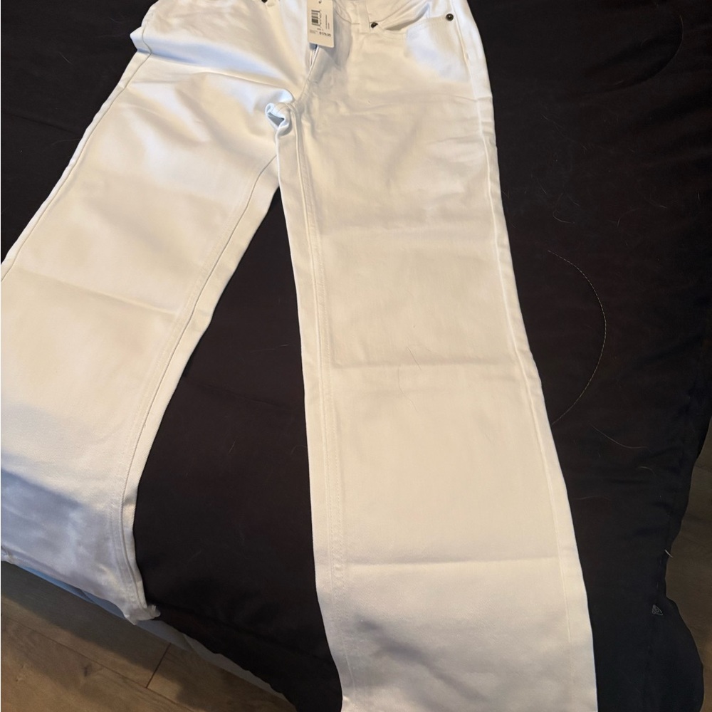 NWT Johnnie O white straight leg jeans